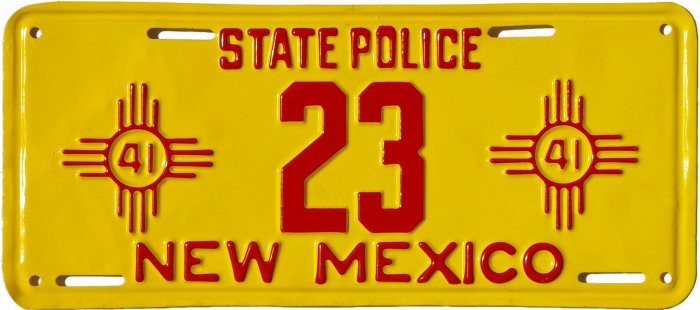 NEW MEXICO POLICE PATCH